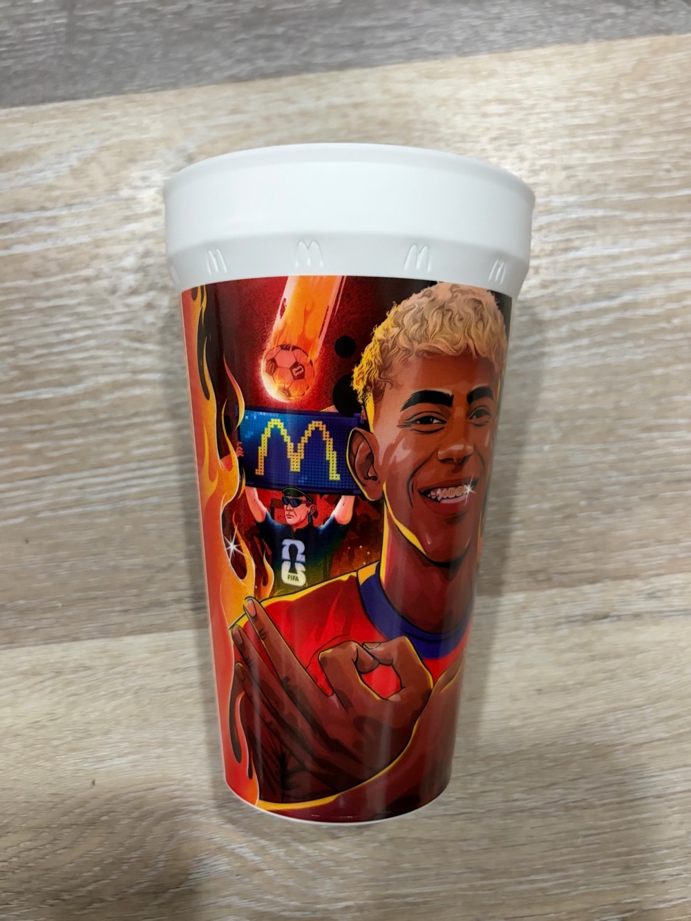 Lamine Yamal McDonald's Soccer Plastic Cup